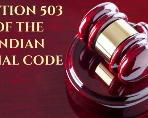 Section 503 of the Indian Penal Code, Lawforeverything