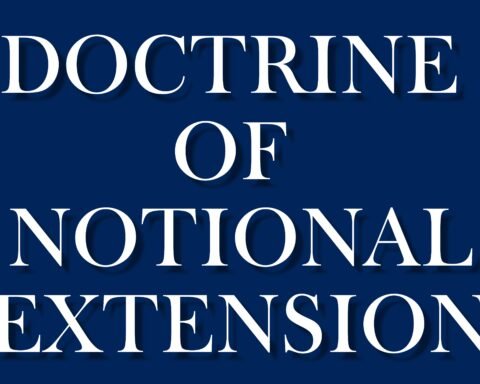 Doctrine of Notional Extension, Lawforeverything