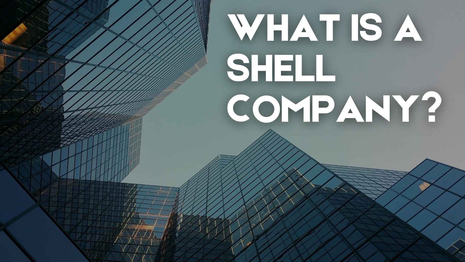 What is a Shell Company - Lawforeverything