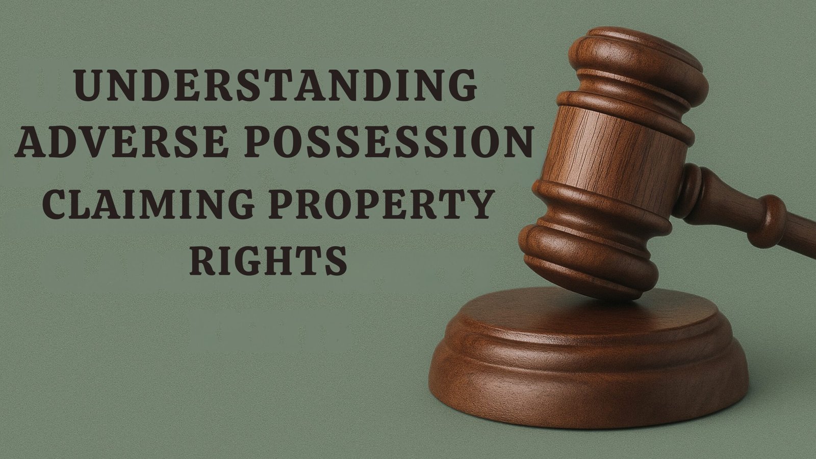 Understanding Adverse Possession: Claiming Property Rights, Lawforeverything