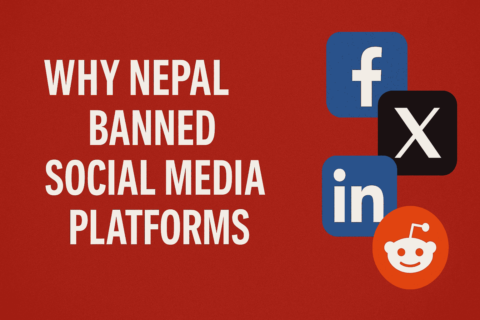 Why Nepal Banned Social Media Platforms,Lawforeverything