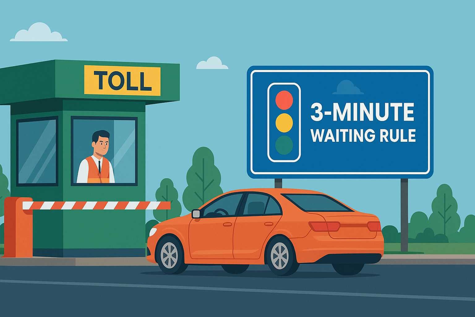 3-Minute Waiting Rule at Toll Plazas on National Highways,Lawforeverything
