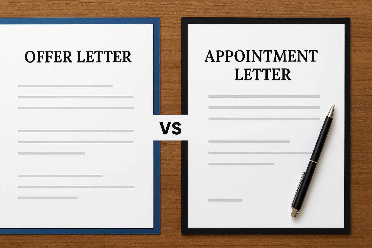 Difference Between Offer Letter and Appointment Letter,Lawforeverything