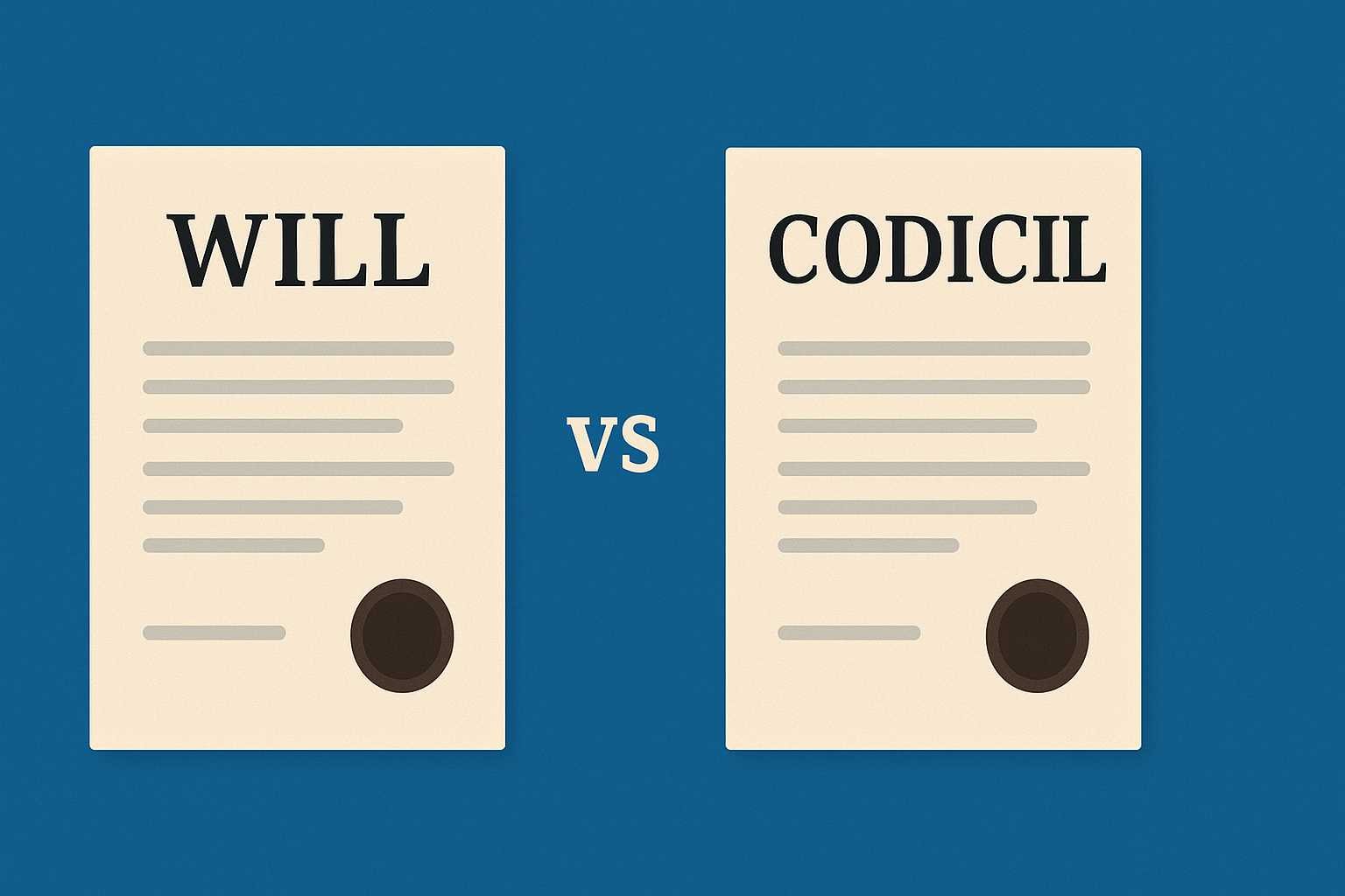 Difference Between Will and Codicil, Lawforeverything