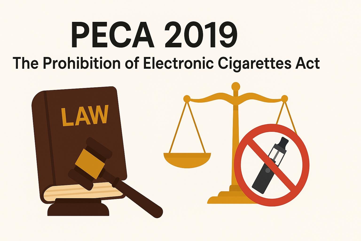 Prohibition of Electronic Cigarettes Act 2019,PECA 2019,Lawforeverything