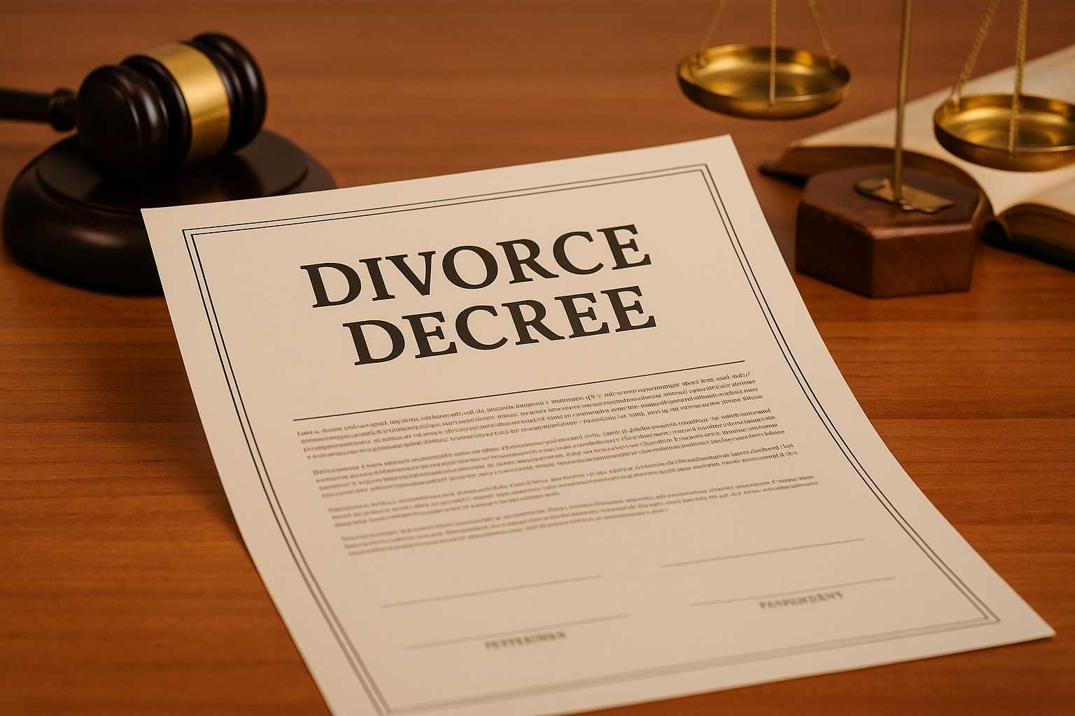 What Is a Divorce Decree, Lawforeverything